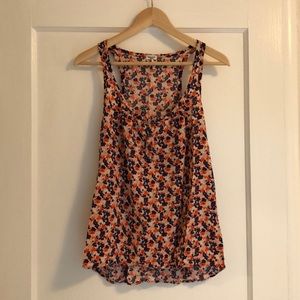 Splendid floral racer back tank